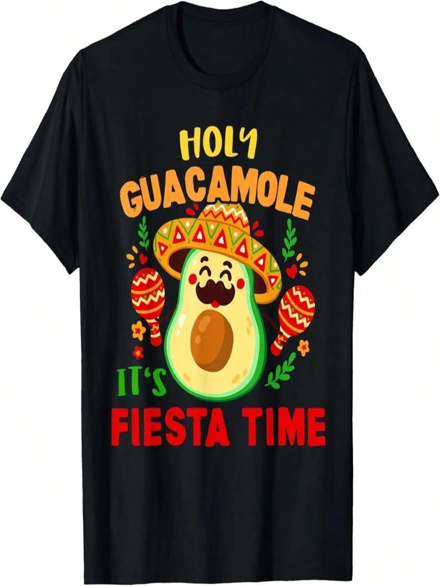 Guacamole Cinco De Mayo Mexican Fiesta Gift _ unisex & Wounisex T-Shirt S разноцветный