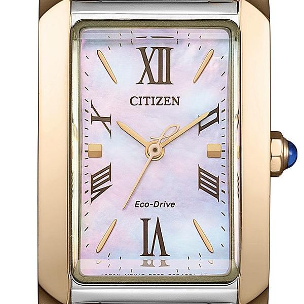 Citizen L Solar Eco-Drive SQUARE Collection EW5624-54Y Wrist Watch for Women