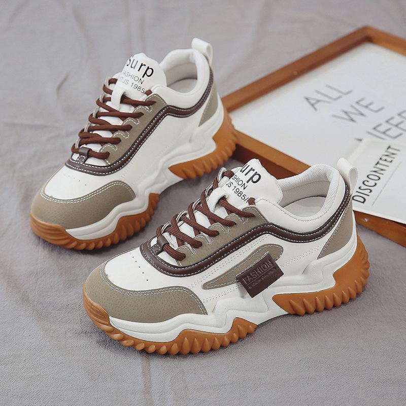 Dad Shoes 2025 Autumn New Women's Shoes Versatile Shoes Platform Women's Sports Shoes Korean Version Casual Shoes