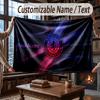 Custom Name Flannel Throw Blanket Rangers FC Pattern Warm Home Decoration