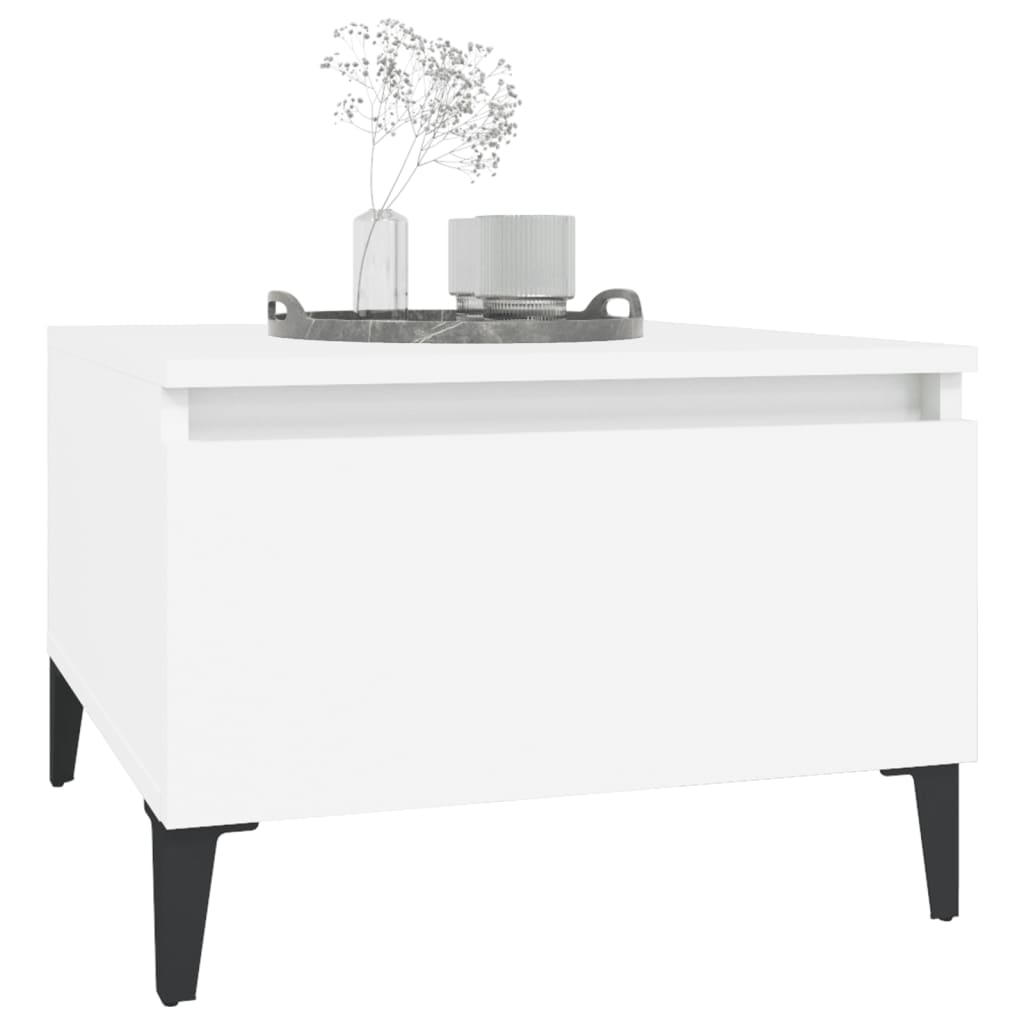 Minimalistischer Sofatisch Im Minimalistischen Stil 2 Stück Aufbewahrungstisch Mit Schubladen, TV-Sideboard Für Das Wohnzimmer, 50x46x50 Cm
