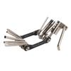 Bike Repair Tool 11 in 1 Light Folding Tool Durable Easy Carry Daily Operations Bike Wrench SetBlack