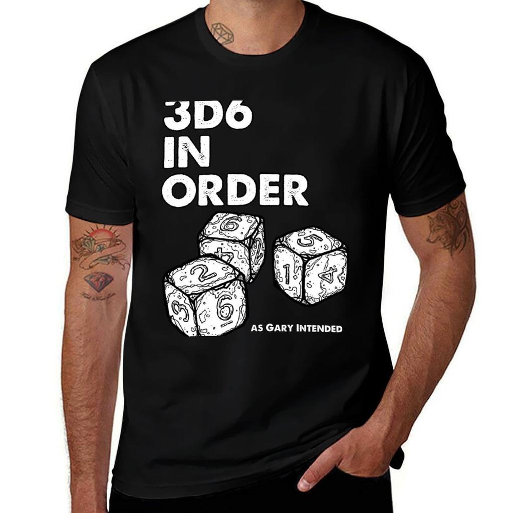 3d6 in Order As Gary Intended TShirt Sports Basic Short Sleeve TShirt
