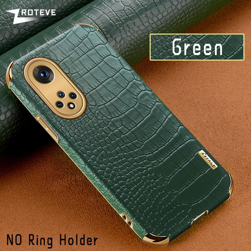

Чехол для Honor 50 с крокодиловым узором, кожаный чехол с кольцом для Huawei Honor 50 70 Pro Plus + Honor50 Lite, чехлы для телефонов Honor70 For Honor 70 ProPlus зелёный