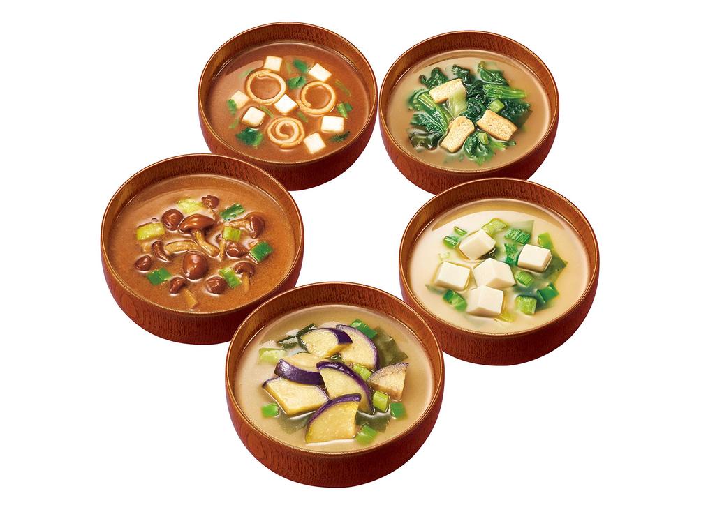 Amano Foods Reduced Salt Classic Miso Soup 10 Pack 5 Varieties 2 Packs Each