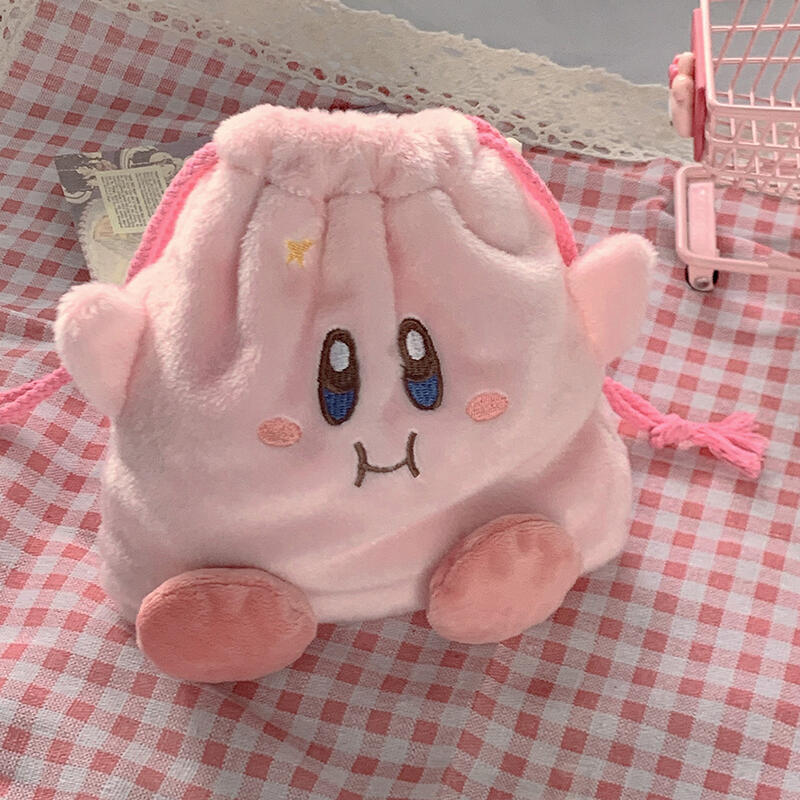 Cute Kirby Pouch Travel Portable Multipurpose Poggle Mi