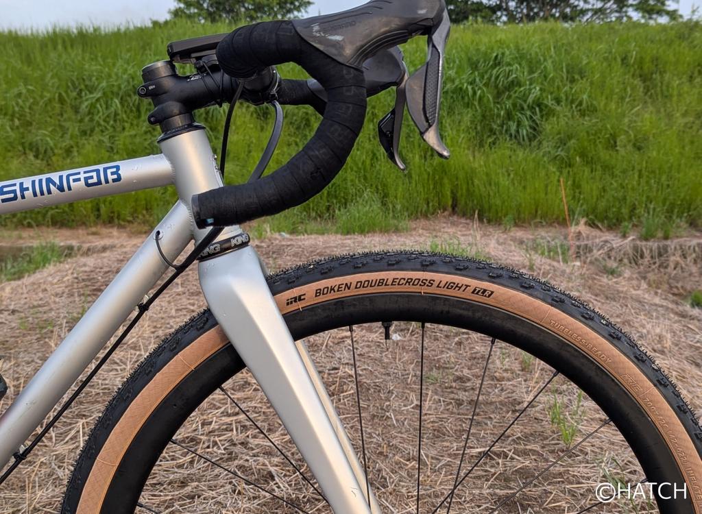 IRC bicycle tire BOKEN DOUBLECROSS LIGHT TUBELESS READY 700×42C tongue