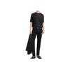 Emporio Armani Clubwear Capsule Collection Plain Knit Crew Neck Short Sleeve T-Shirt Men Tops Black EM001493-AF10017-UC001