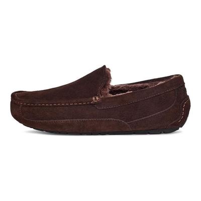 Chaussures Décontractées Polyvalentes en Cuir de Vache Double Couche Homme Baskets Chocolat 1115149-CHO