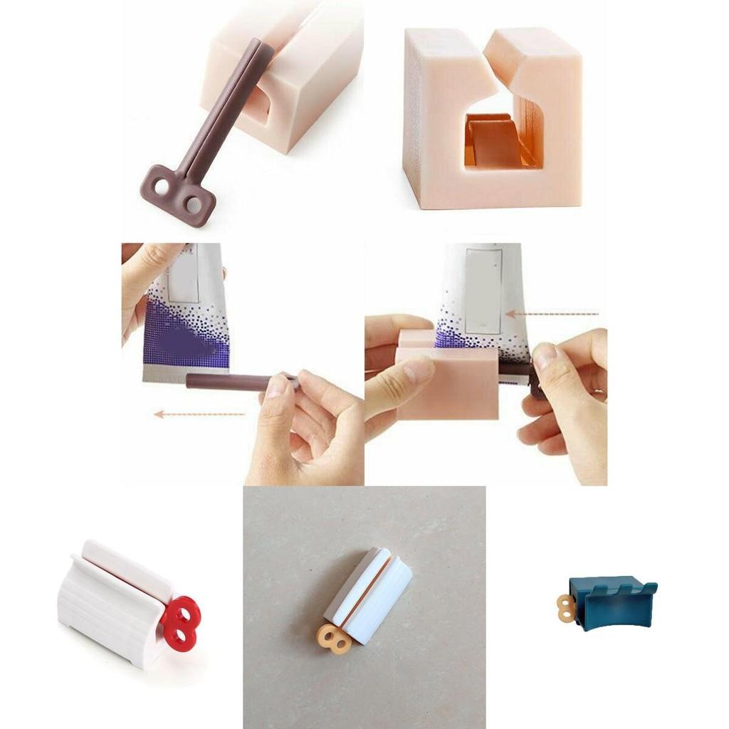 Household Toothpaste Squeezer Tool With Clamp For Easy Oral Hygiene Management
