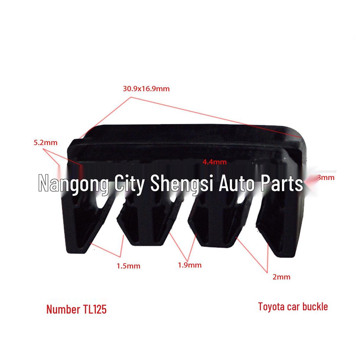 

Toyota Hiace Universal Trim Clip for Three-Way Line Fixing & Decoration Installation 10000 units