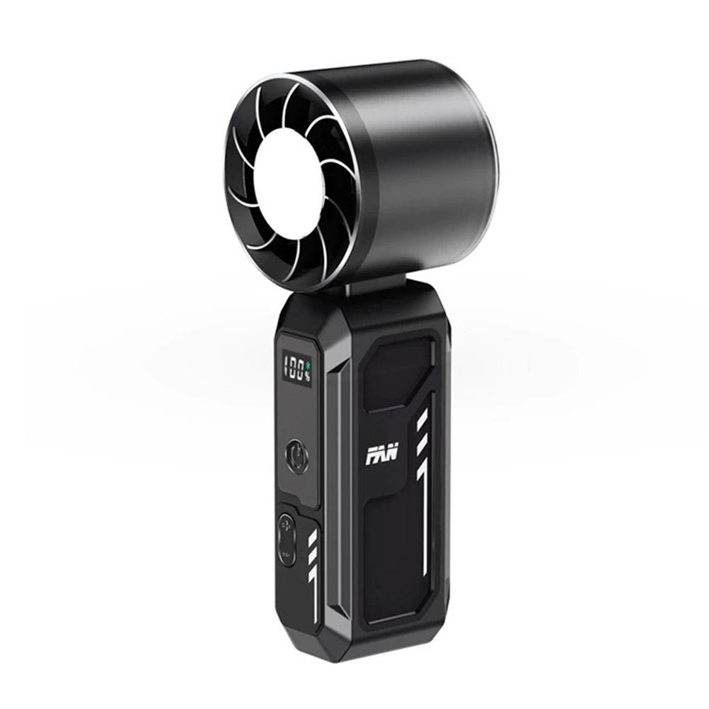 

100 Wind Speeds Superconducting Ice Pack Fan Power Bank Turbine Violent Fan Study чёрный