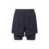 Nike Yoga Solid Color Lacing Breathable Casual Sports Shorts Black Men's DN1521-010