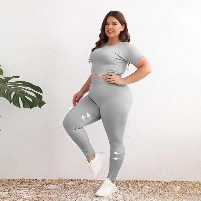 Women's High-End Summer Yoga Suit - Double-Sided Brushed, Breathable, Nude-Feel Sports Set