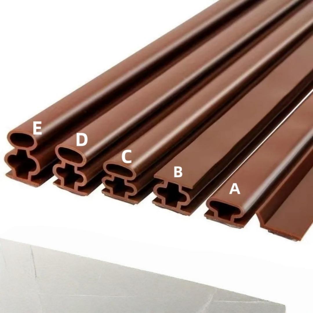 1PC Silicone Self-Adhesive Sealing Tape, Soundproof, Door Stop, Window, Sealing, Moisture Proof, Strong Adhesive Tape D&6M