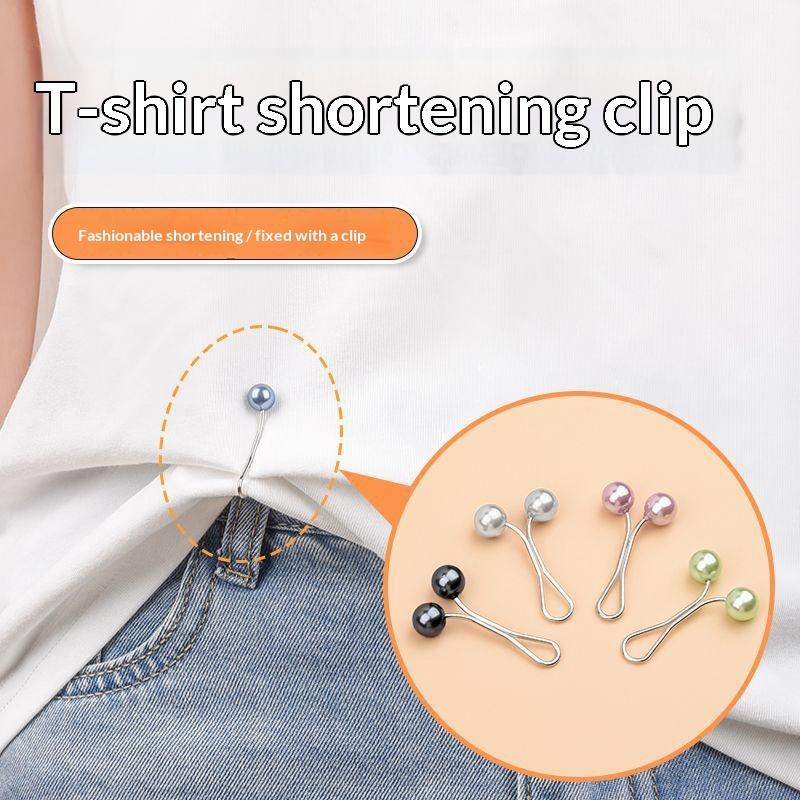 U-Shaped Pearl Brooch Fixed Straps Anti Slip Scarf Pin Diy Sewing Multi-Purpose Scarf Adjuster Lady Fixed Pins