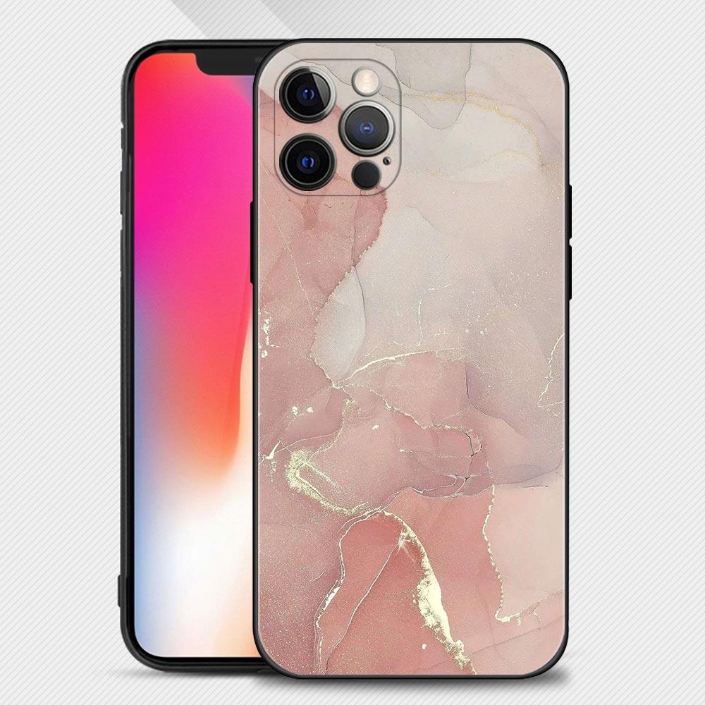 Pink Gold Marble Art Phone Case For iPhone Samsung Galaxy Redmi Xiaomi Oppo OnePlus Note S A 7 8 9 10 11 12 13 14 20 21 22 23 53 54 Pro Max Ultra
