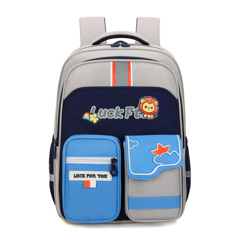 Adorable Multicolor Casual Backpack For Boys And Girls With Large Capacity For School Use