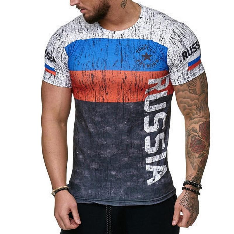 Portugal Spain Sweden Graphic T-shirts Retro Street Casual Classic Fashion Oversized Men's T-shirts