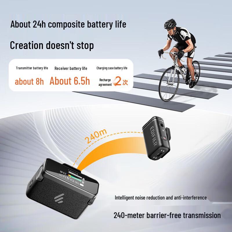 EDIFIER NeoMic Go Lavalier Wireless Microphone