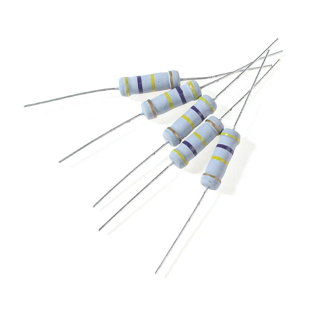 150pcs 2W Carbon Film Resistor Kit, 30 Values*5pcs 0.1R-750R 1K-820K Ohm Resistencias Electronica Assortment DIY Kit Pack  High-Quality