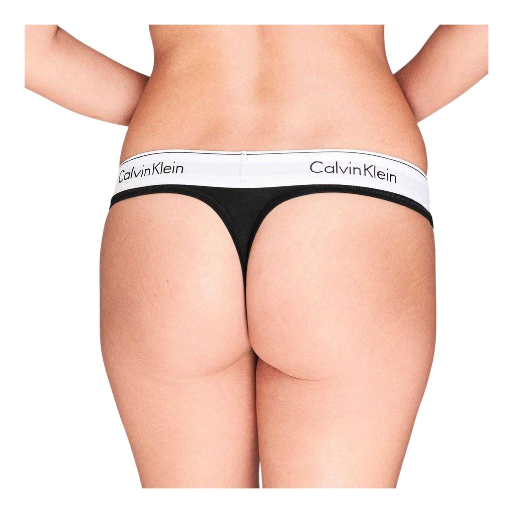 Calvin Klein Damen Logo Baumwollmischung Tanga