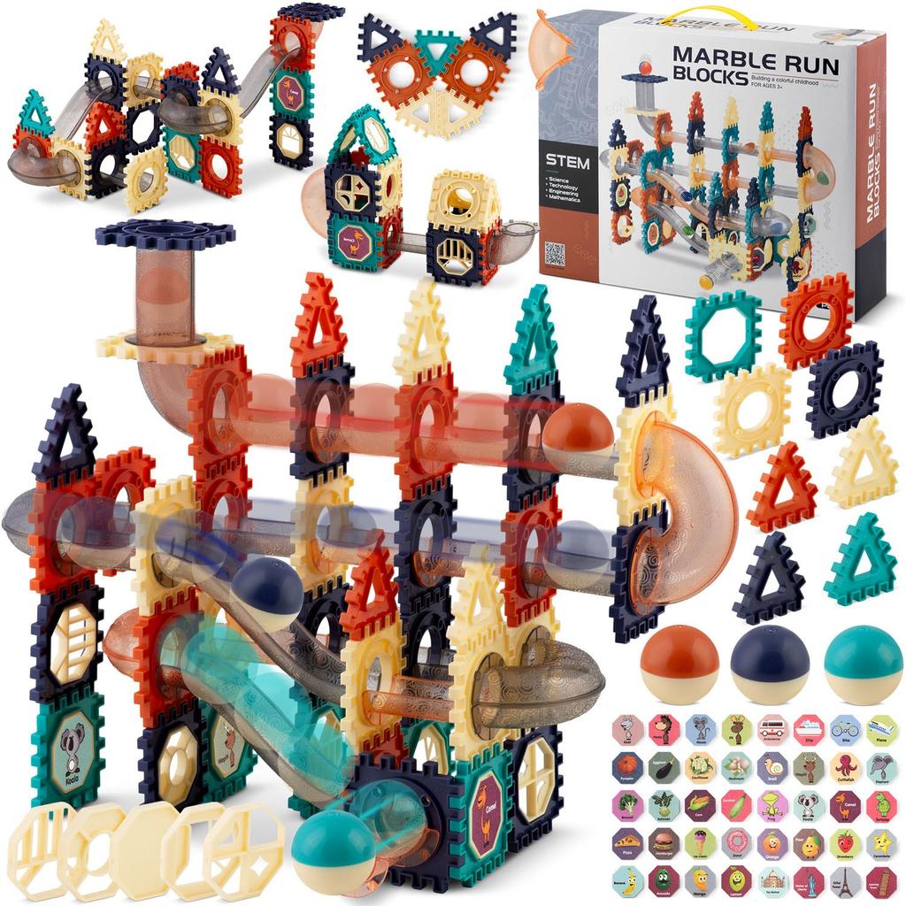 Ricokids Rk-765 Construction Blocks With Slide