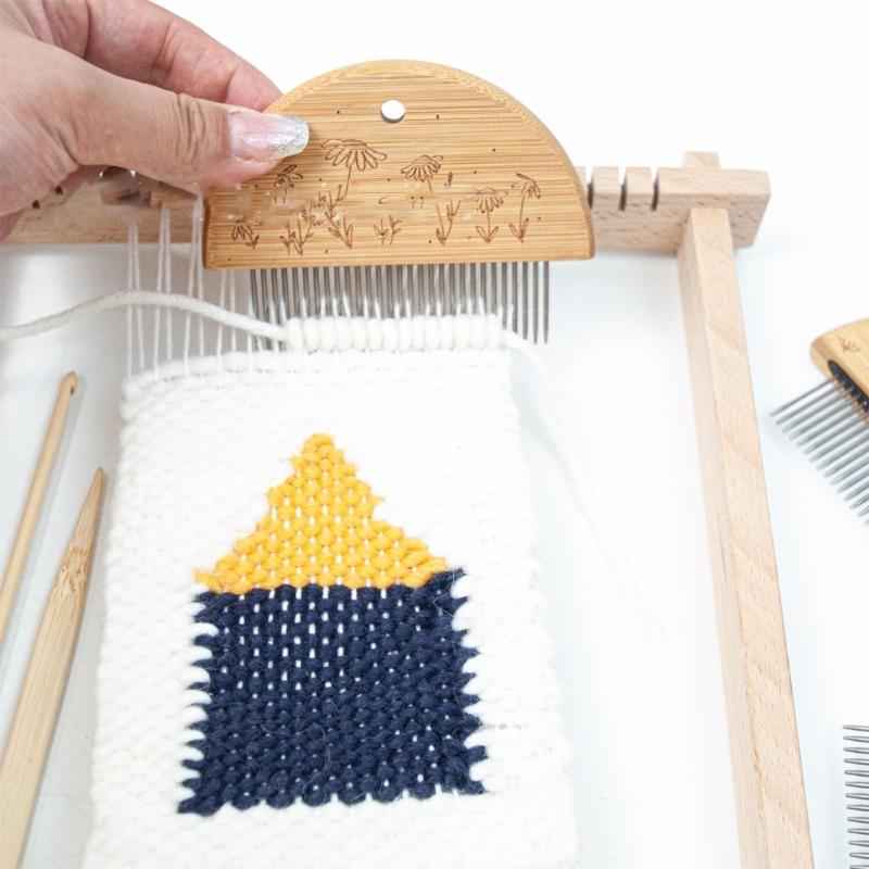 Hair Braiding Tool Håndveving Kam Verktøy Tapetry Weaving Accessory