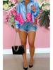 BN248 Leopard Print Button Shirt Dress - European & American Women's Fashion
