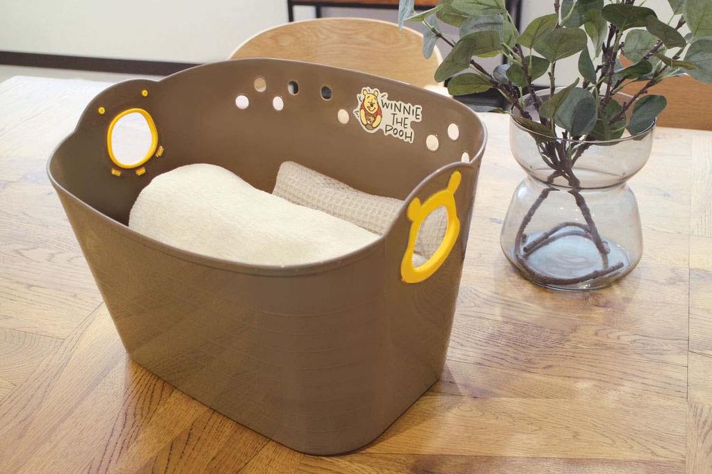 Nishiki Kasei Soft Winnie the SQ16 Bucket, Pooh, Brown,