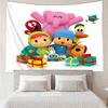 Pocoyo Print Tapestry, Backdrop, Easy Setup, Ideal for Bedroom, Office & Living Room, with Aesthetic Wall Hanging Decor.