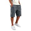 Men's Running Shorts with Reflective Strip, Zipper Pockets, Straight Fit for Athletic Performance