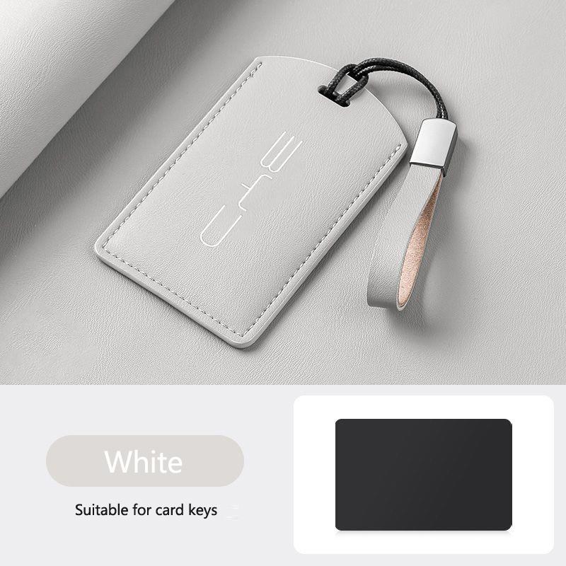For BYD Atto3 Yuan Tang EV Han Qin Song Plus DMi Dolphin S7 S6 L3 M6 F3 F0 Leather Car NFC Card Samrt Key Case Cover Keychain