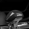 For Kia Stinger GT-line GT1 Console Gear Shift Knob Cover ABS Carbon Fiber Trim Car Interior Accessories 2018-