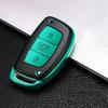 Car Smart Key Cover Case Bag Shell Holder Keychain for Hyundai Avante HB20 IX25 IX35 IX45 I10 I20 I30 Car TUCSON Leather TPU