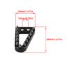 Motorcycle 68mm Extension Rear Brake Pedal Lever Step Plate for KTM XC SX SXF EXC XCW XCFW EXCF 125 300 530 2008-2025 Motocross