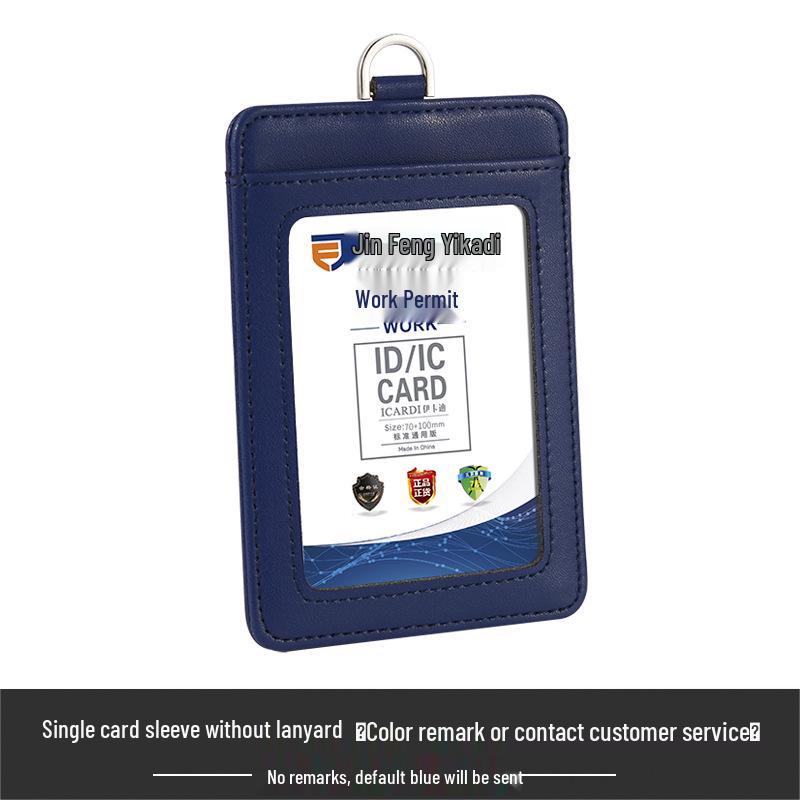 Premium Large ID Card Holder with Dual Slots & Lanyard, 70x100mm