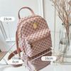 Mini Backpack Crossbody Bag Plaid Women Shoulder Phone Purse  Trendy