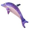 ibasenice Inflatable Dolphin 27.56 Inch Pool Float Toy for Kids, Water Play, Beach Party Decoration, Ride-On Float