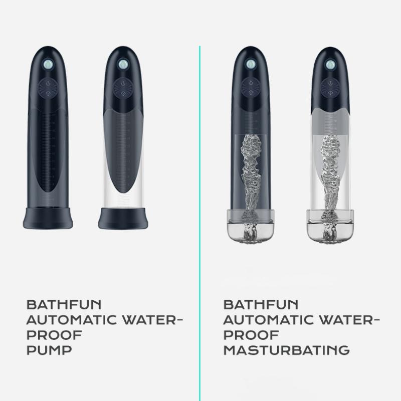 New Experience Vacuum Spa Massage Masturbator Men's Vibrator Water Bath Aircraft Cup Penis Pump Enlarger Male Sex Toy