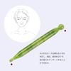 YFFSFDC Ear Acupuncture Acupoint Ear Acupuncture Round Beautiful Position Spring Acupoint Pressing Massage Set of 3 Stick, Press, Stick, Tip,
