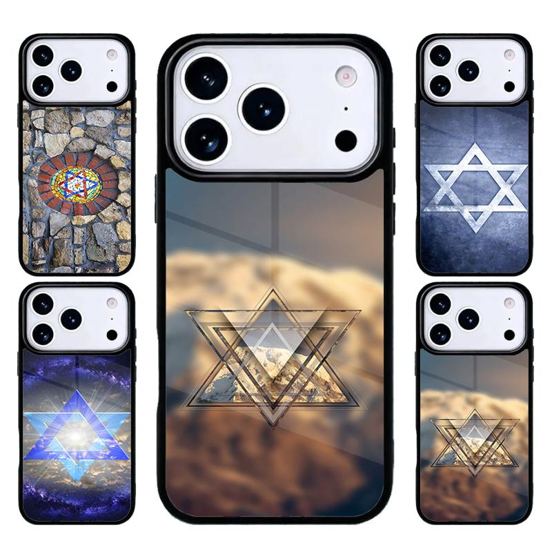 David Jewish Star Symbol Style Phone Case For iPhone 17 Air 16 15 14 13 12 11 Pro Max Plus
