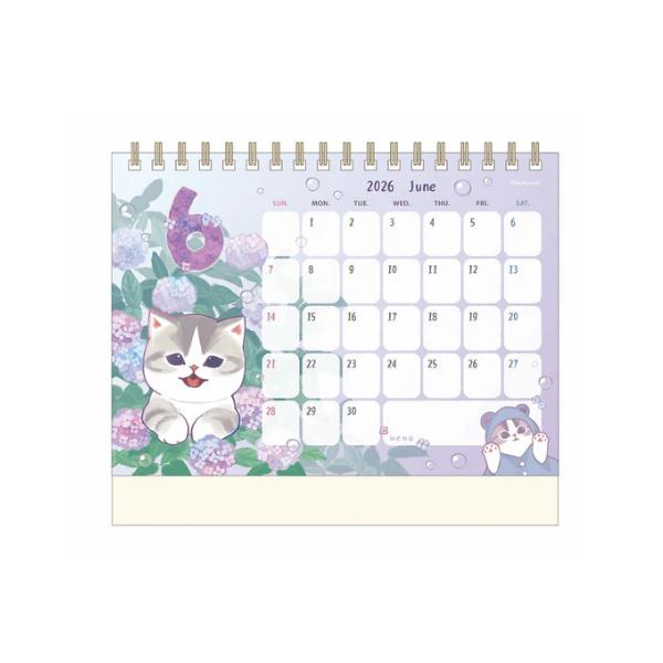 Mofusand 2026 Schreibtischkalender ( Inklusive Mini-Aufkleber ) Japan NEU