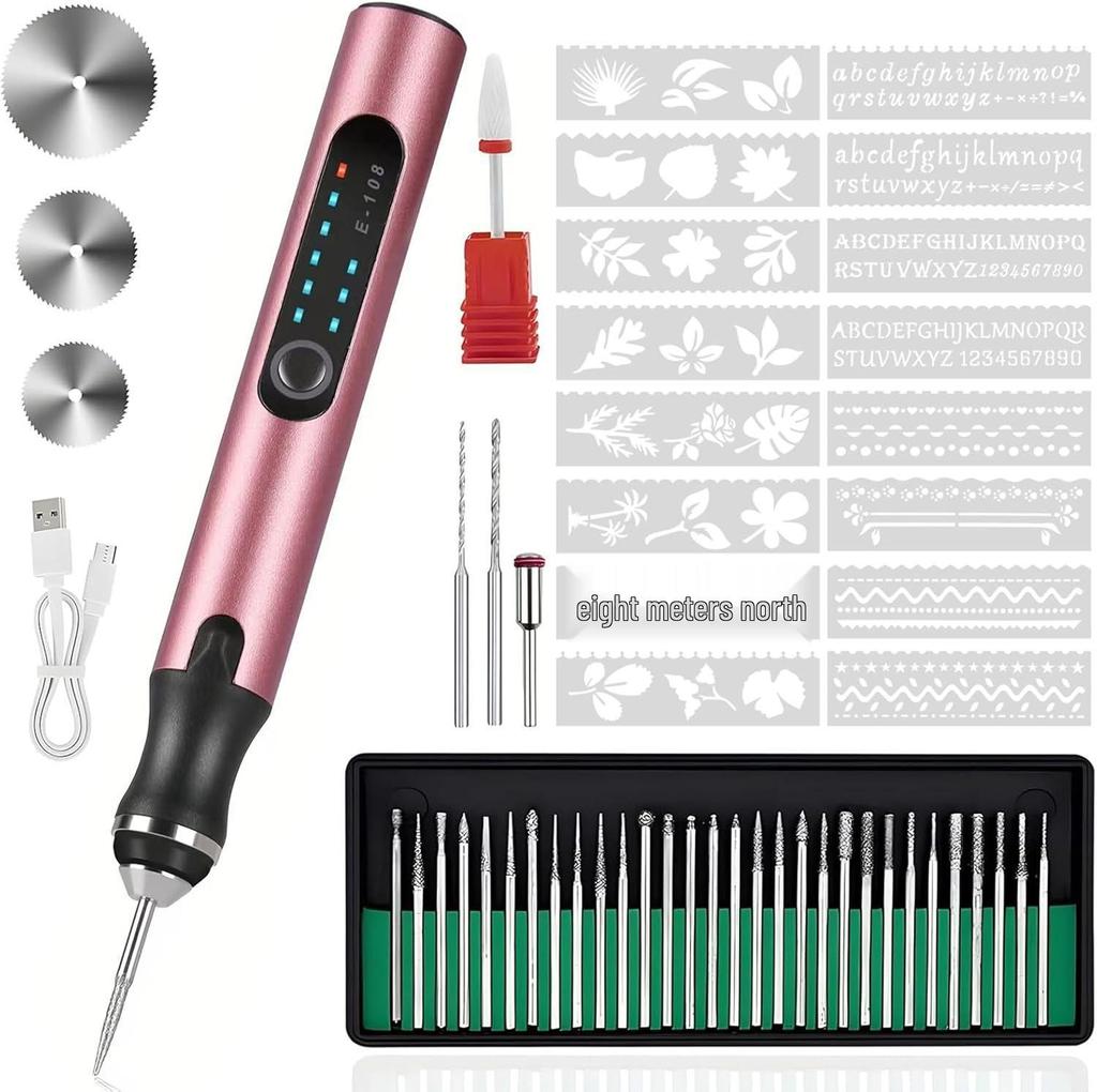 Electric Grinder Pen: Handheld Carving, Polishing & Engraving Tool for Jade & Wood