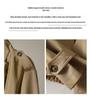 Korean Retro Lapel Single-Breasted Trench Coat - Versatile Spring/Autumn Women's Jacket