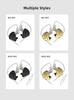 KZ ZSN Pro X IEM Buzz HiFi KZ Wired Earphones with Hybrid Dual 1ba and 1dd Compact and Compatible with Music and Detachable Cable with In-Ear