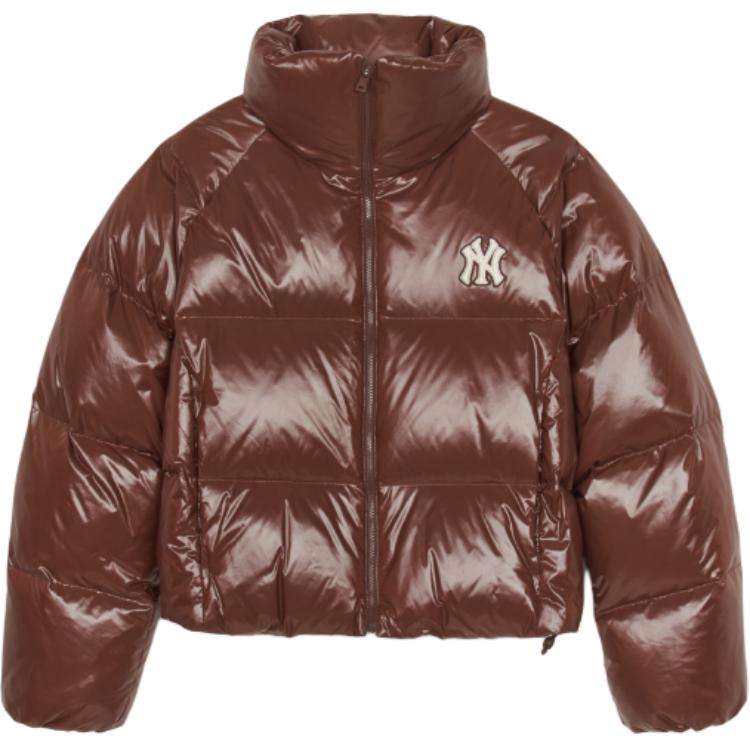 

New MLB New York Yankees Down Jacket Women s Brown 3FDJB2046-50BRD M