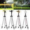 360 Rotary Irrigation Sprinkler Head With Tripod Telescopic Support Automatic Rotating Sprayer Garden Lawn Watering Sprinkler