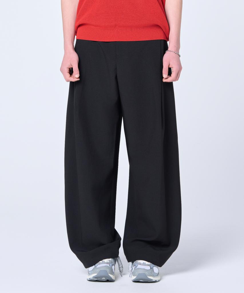 HYOJI Ss Curved Wide Slacks (5 Colors)