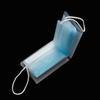 10pcs/bag Foldable Storage Folder for Disposable Mask Portable Transparent Mask Container Clip